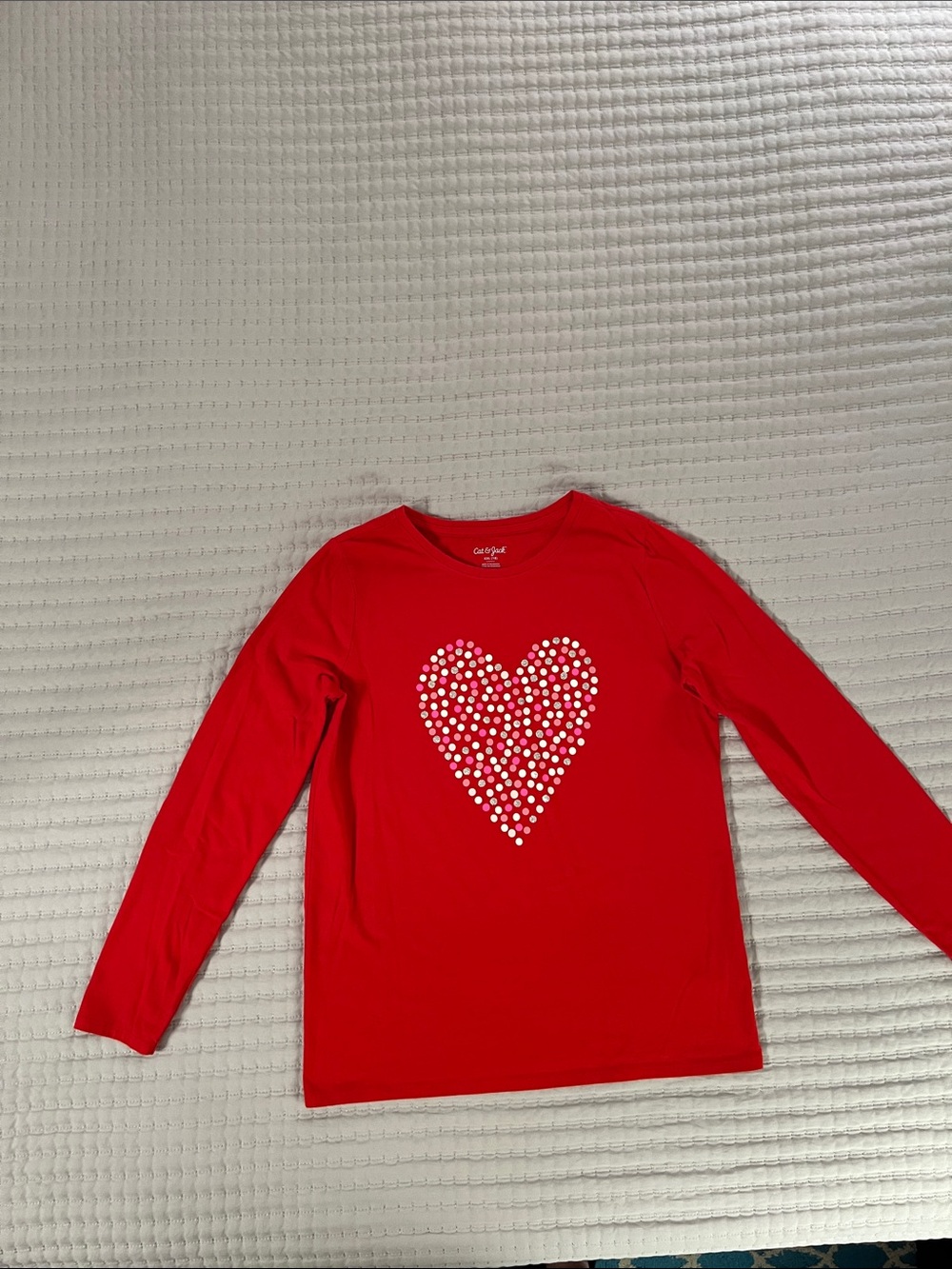 Cat & Jack Red Long-Sleeve Tee